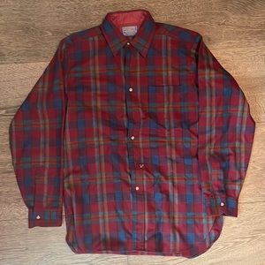 Vintage Pendleton Mens Medium Wool Flannel